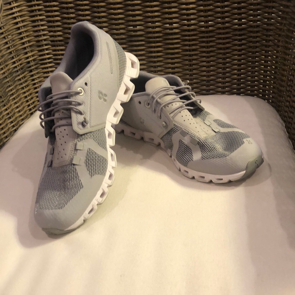 On Cloud athletic shoes.  Women’s size 9 1:2.  Excellent shape.